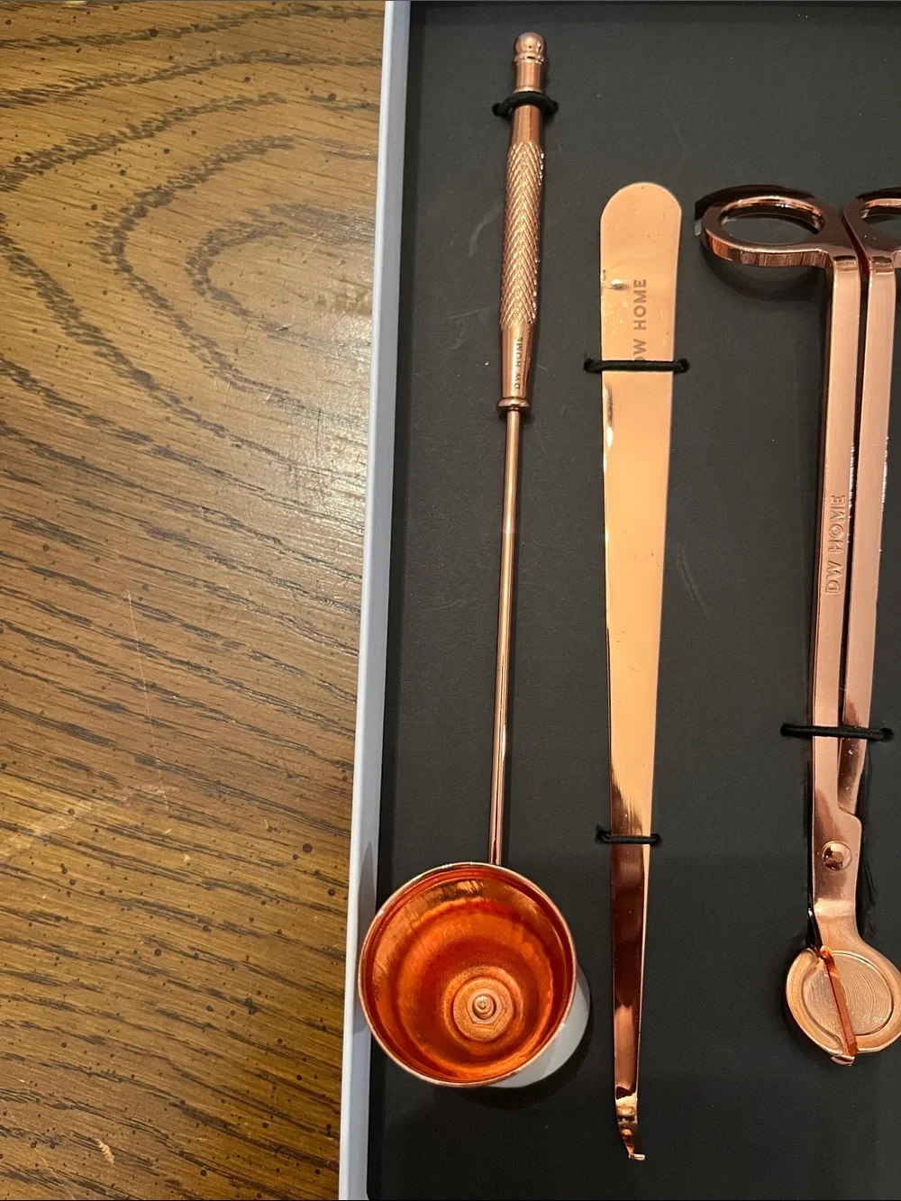 DW Rose Gold Candle Accessories